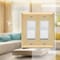 Amerelle Wall Plate, Number of Gangs: 2 gang Stamped Steel, Satin Brass Finish, Beige 163RRSB - alternate 2